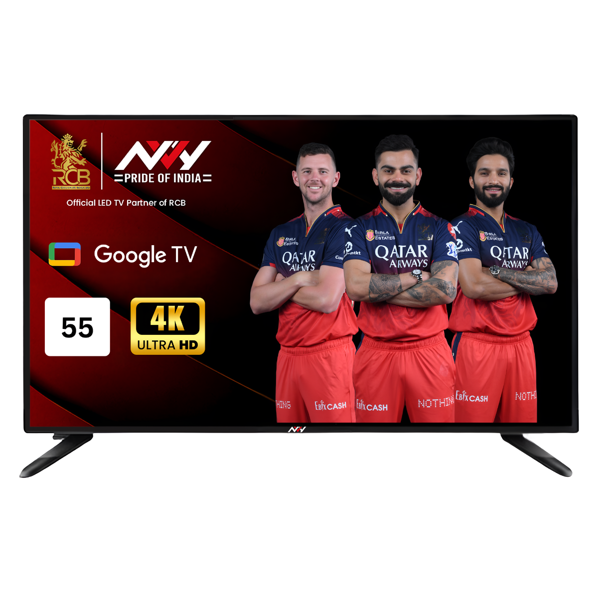 NVY- 55 inch | Google Smart TV | Frameless Cabinet
