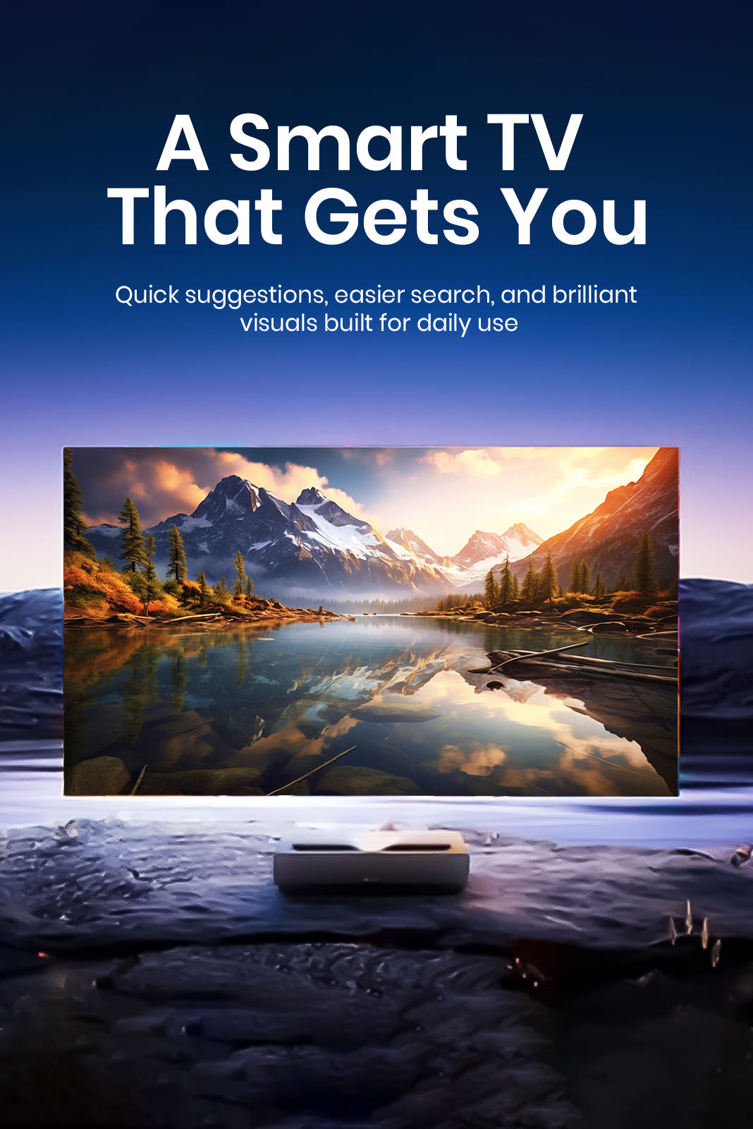 NVY- 55 inch | QLED TV | Frameless Cabinet banner