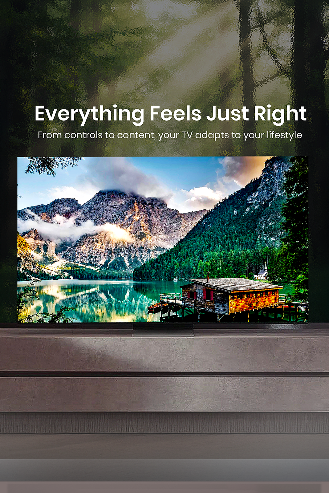 NVY- 43 inch | Android Smart TV | Frameless Cabinet banner