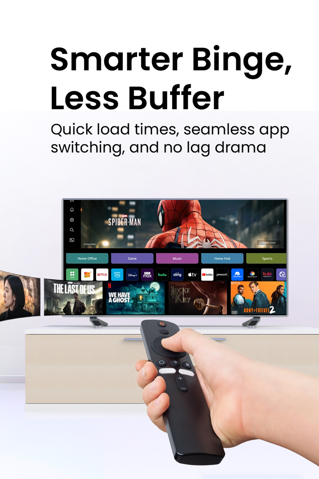 NVY- 43 inch | Android Smart TV | Frameless Cabinet banner