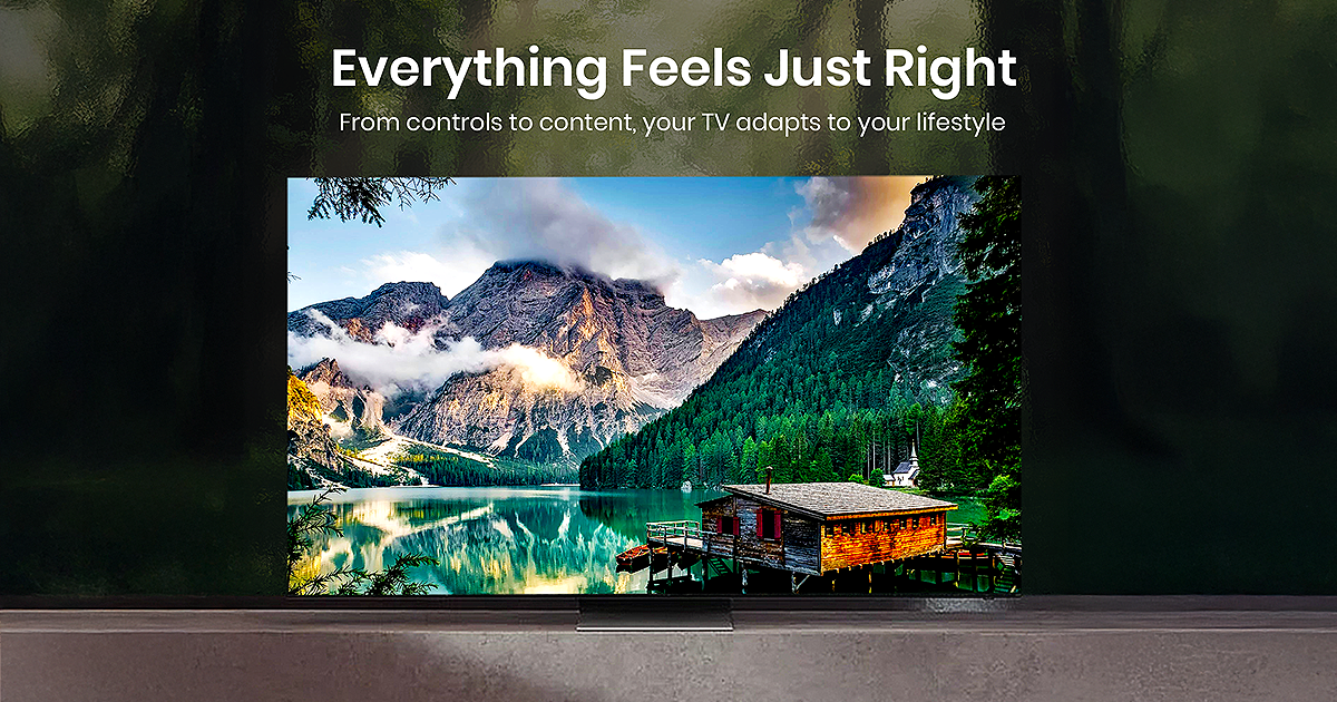 NVY- 43 inch | Smart 4K WebOS | Frameless Cabinet banner