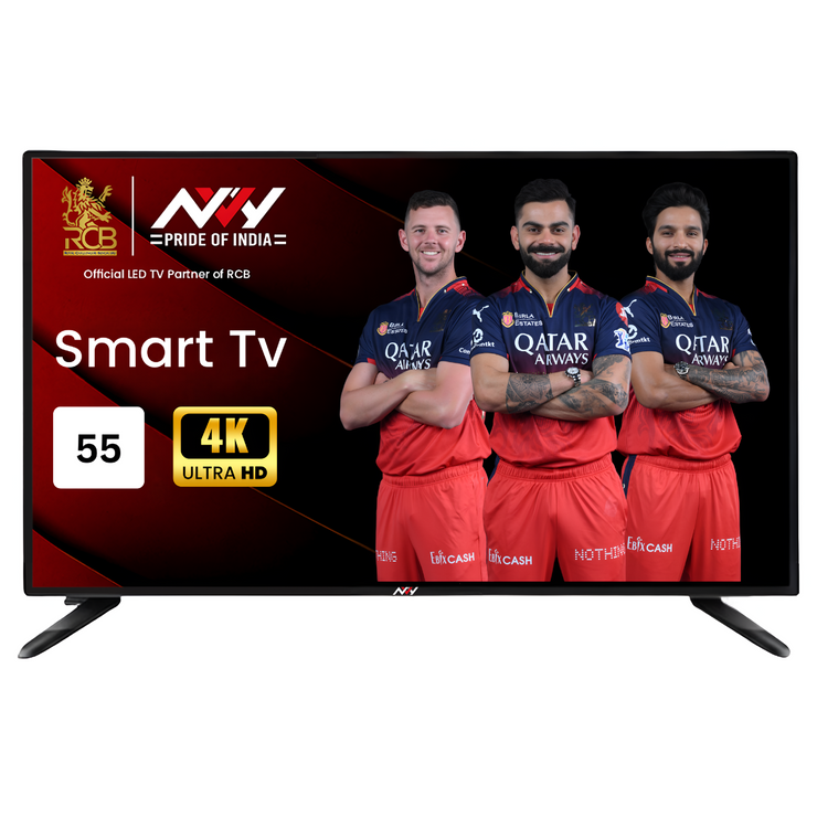 NVY- 55 inch | Android Smart 4K TV | Frameless Cabinet