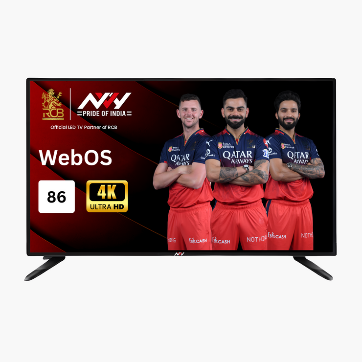 NVY- 86 inch | Smart 4K WebOS | Frameless Cabinet