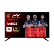 NVY- 86 inch | Smart 4K WebOS | Frameless Cabinet