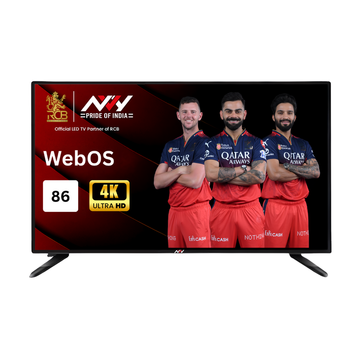 NVY- 86 inch | Smart 4K WebOS | Frameless Cabinet