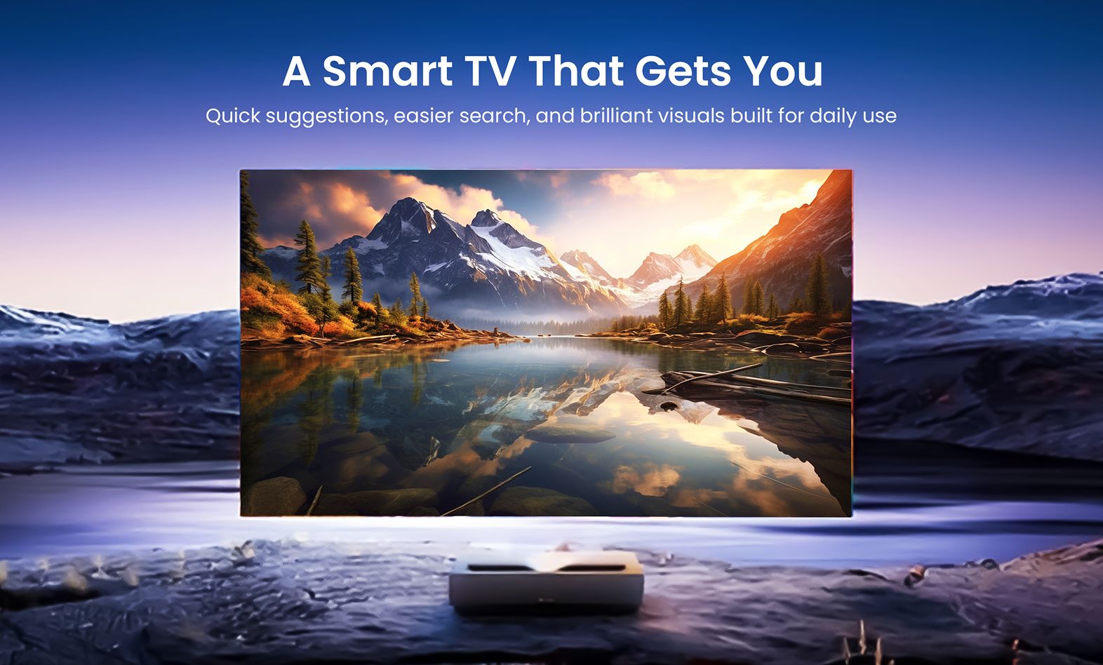 NVY- 55 inch | Smart 4K WebOS | Frameless Cabinet banner
